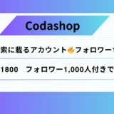 🔥100%検索に載るアカウント🔥フォロワー1,000人🔥使用方法